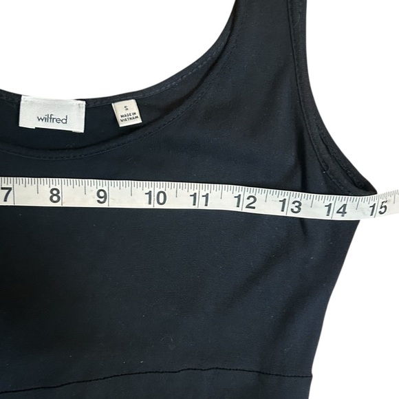 Aritzia Wilfred Market Midi Dress- Black- Size Small - Picture 13 of 14